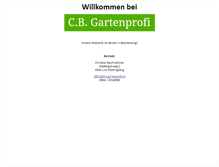 Tablet Screenshot of cb-gartenprofi.at